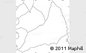 Blank Simple Map of Alto Lucero, no labels