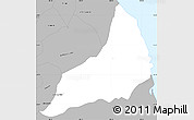 Gray Simple Map of Alto Lucero