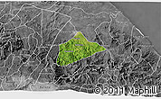 Satellite 3D Map of Atzalan, desaturated