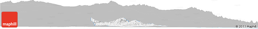 Gray Horizon Map of Atzalan, single color outside
