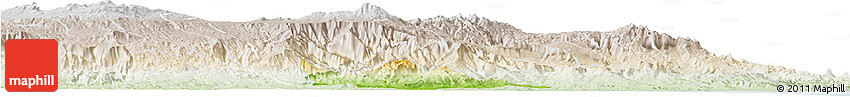 Physical Horizon Map of Atzalan, lighten