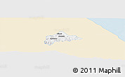 Classic Style Panoramic Map of Atzalan, single color outside