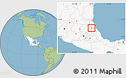 Savanna Style Location Map of Benito Juarez, highlighted country