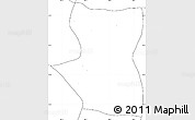 Blank Simple Map of Benito Juarez, no labels