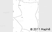 Blank Simple Map of Benito Juarez