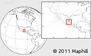 Blank Location Map of Chalma, within the entire country