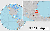 Gray Location Map of Chalma