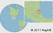 Savanna Style Location Map of Chalma