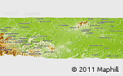 Physical Panoramic Map of Chicontepec