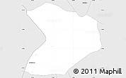 Silver Style Simple Map of Chicontepec