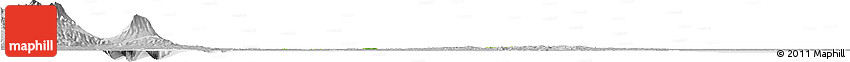 Physical Horizon Map of Coatzacoalcos, lighten, desaturated