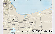 Shaded Relief Map of Coatzacoalcos