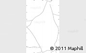 Blank Simple Map of Cosoleacaque, no labels