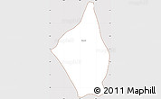 Classic Style Simple Map of Cosoleacaque, cropped outside