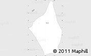 Silver Style Simple Map of Cosoleacaque