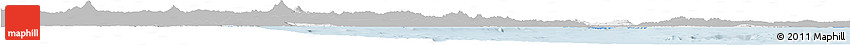 Gray Horizon Map of Veracruz, single color outside