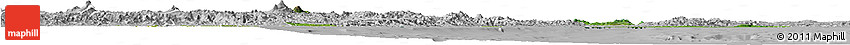 Satellite Horizon Map of Veracruz, lighten, desaturated