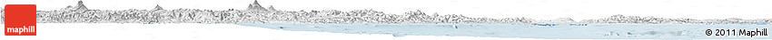Silver Style Horizon Map of Veracruz