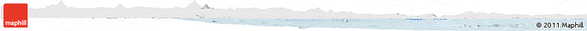 Silver Style Horizon Map of Veracruz, single color outside