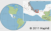 Savanna Style Location Map of Ixhuatlan del Sureste, highlighted country, highlighted parent region