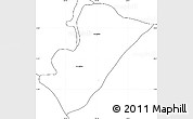 Blank Simple Map of Ixhuatlan del Sureste