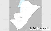 Gray Simple Map of Ixhuatlan del Sureste