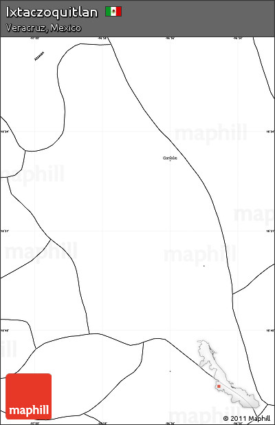 Blank Simple Map of Ixtaczoquitlan