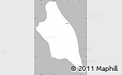 Gray Simple Map of Ixtaczoquitlan