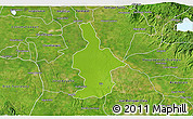 Physical 3D Map of Ixtla, satellite outside
