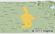 Savanna Style 3D Map of Ixtla