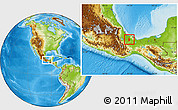 Physical Location Map of Ixtla