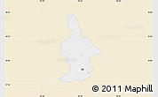 Classic Style Map of Ixtla, single color outside