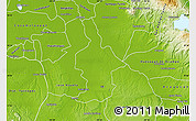 Physical Map of Ixtla