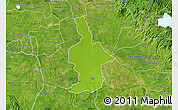 Physical Map of Ixtla, satellite outside
