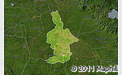 Satellite Map of Ixtla, darken