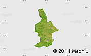 Satellite Map of Ixtla, single color outside