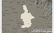 Shaded Relief Map of Ixtla, darken