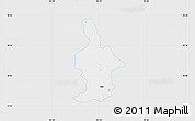 Silver Style Map of Ixtla, single color outside