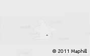 Silver Style Panoramic Map of Ixtla, single color outside