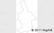 Blank Simple Map of Ixtla, cropped outside