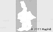 Gray Simple Map of Ixtla