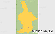Savanna Style Simple Map of Ixtla