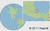 Savanna Style Location Map of Jalcomulco