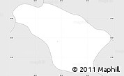 Silver Style Simple Map of Jalcomulco
