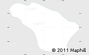 Silver Style Simple Map of Jalcomulco, single color outside