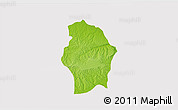 Physical 3D Map of Juan Rodriguez Clara, cropped outside