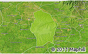 Physical 3D Map of Juan Rodriguez Clara, satellite outside