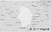 Silver Style 3D Map of Juan Rodriguez Clara