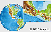 Physical Location Map of Juan Rodriguez Clara