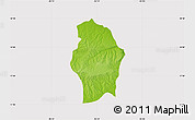 Physical Map of Juan Rodriguez Clara, cropped outside